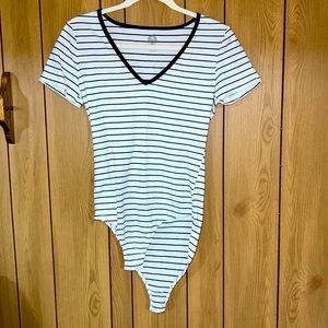 Striped Bodysuit